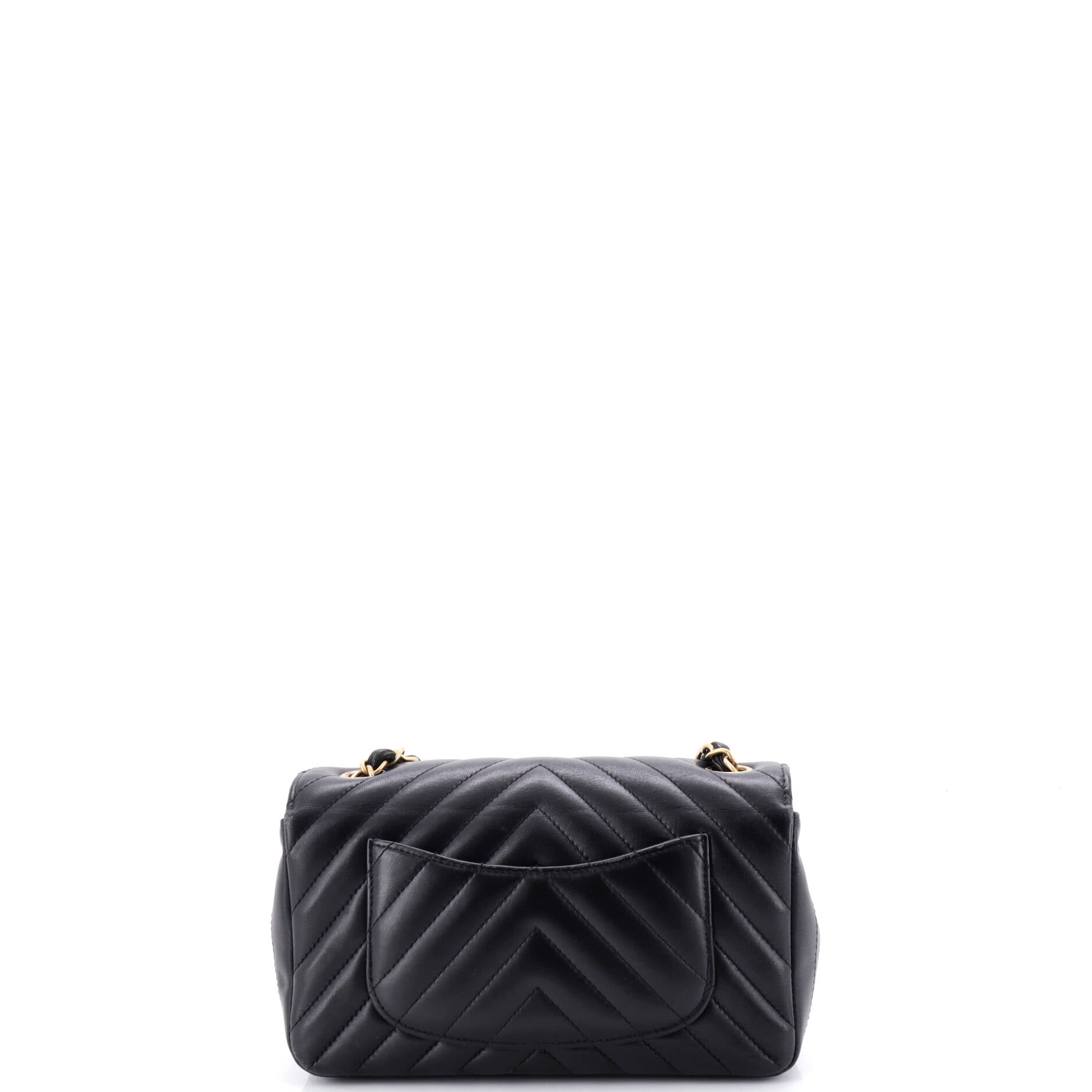 Classic Single Flap Bag Chevron Lambskin Mini