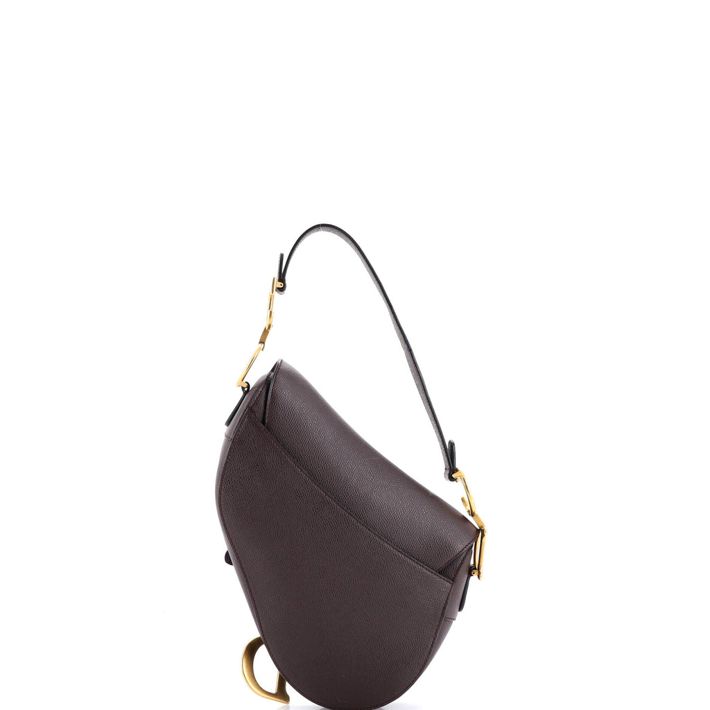 Saddle Handbag Leather Medium