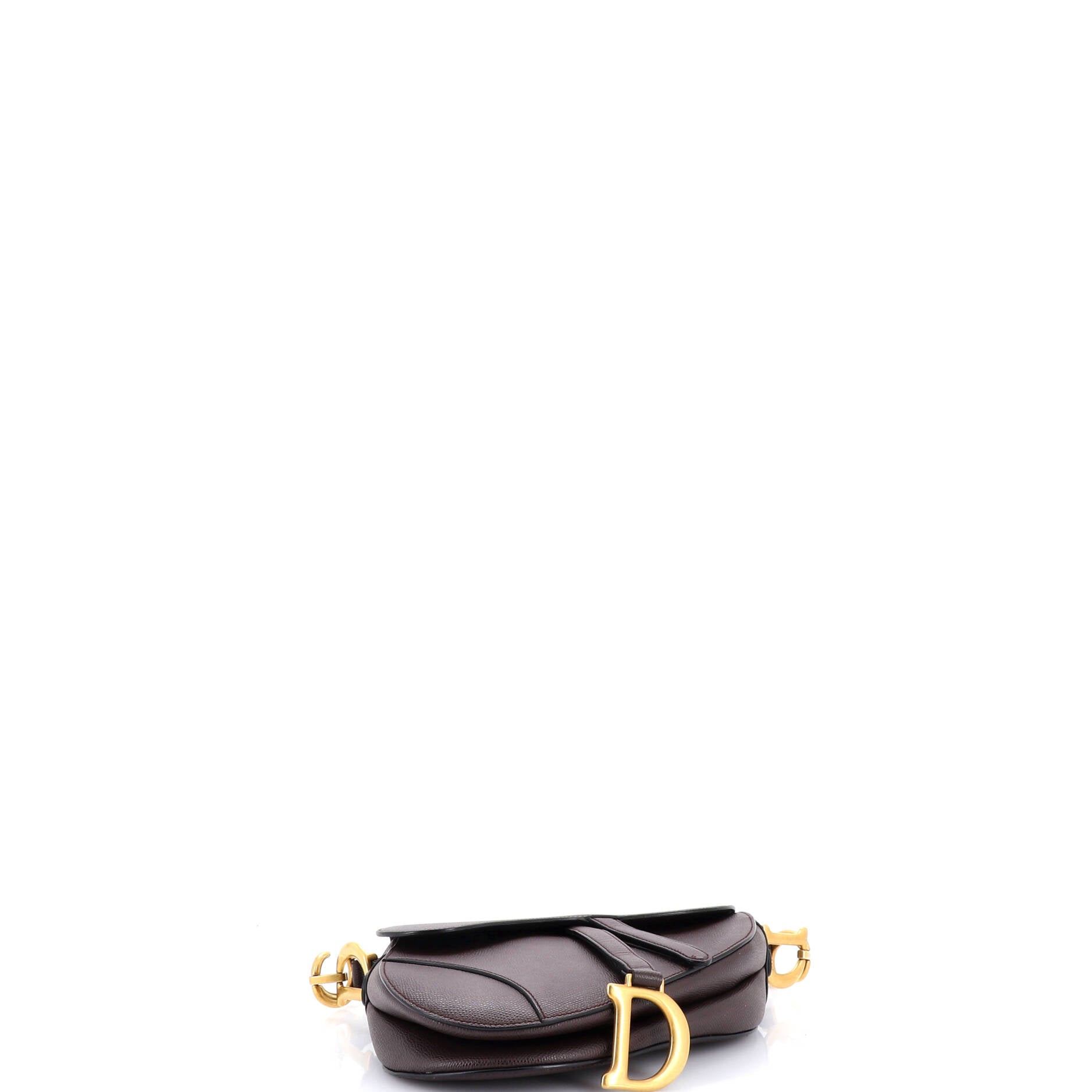 Saddle Handbag Leather Medium