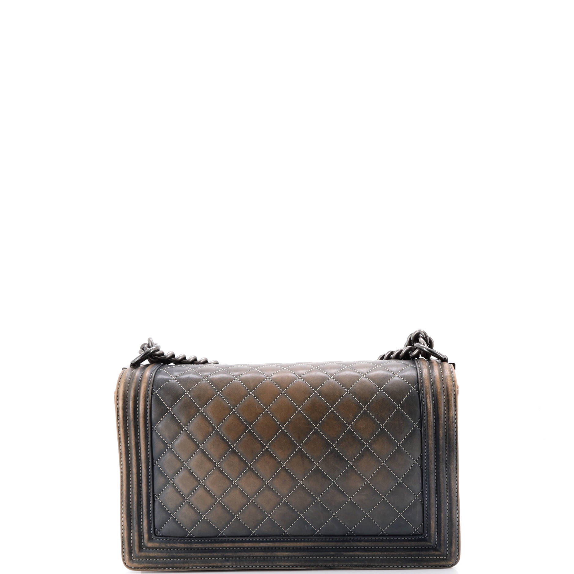 Boy Flap Bag Quilted Washed Calfskin New Medium