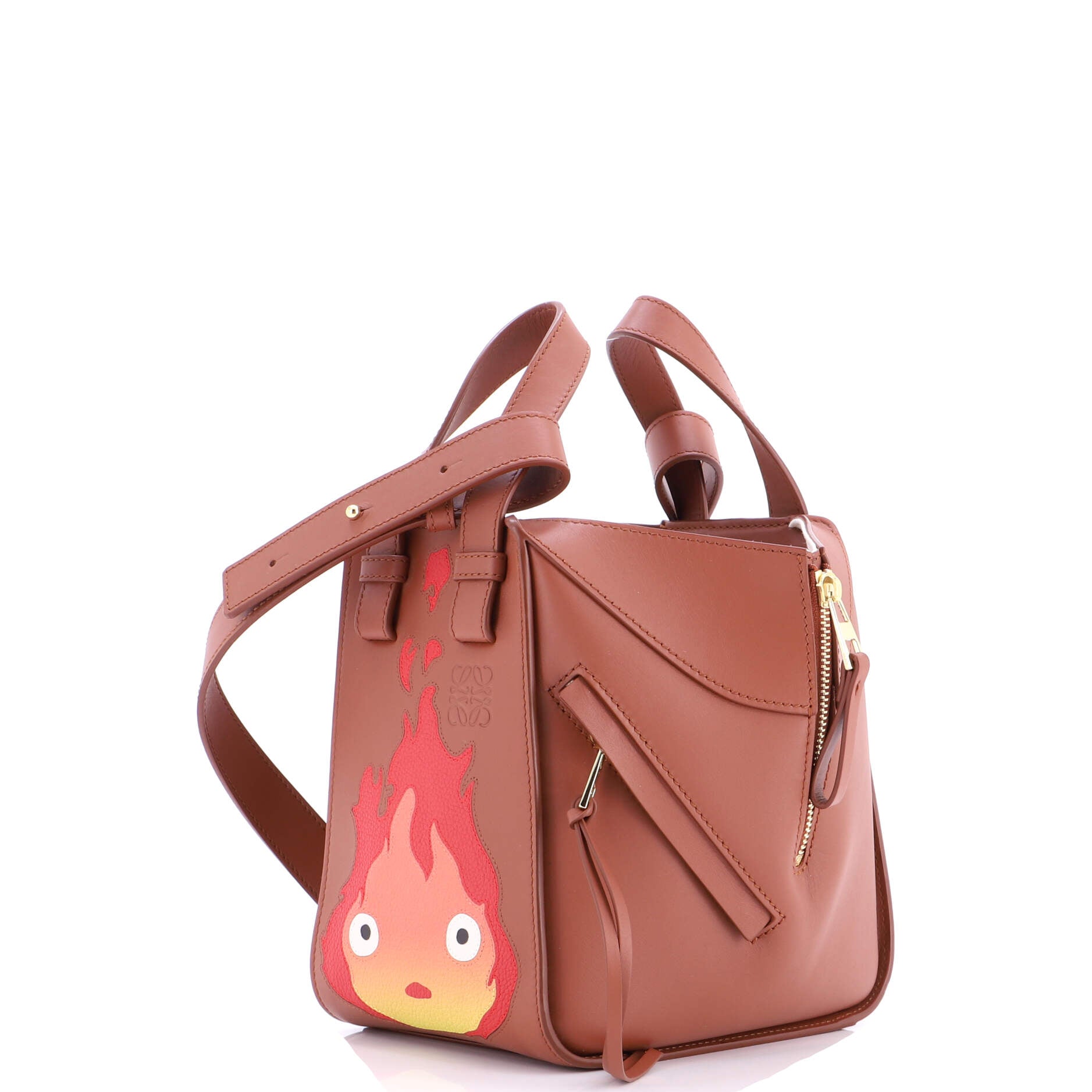Howl's Moving Castle Hammock Bag Printed Leather Small