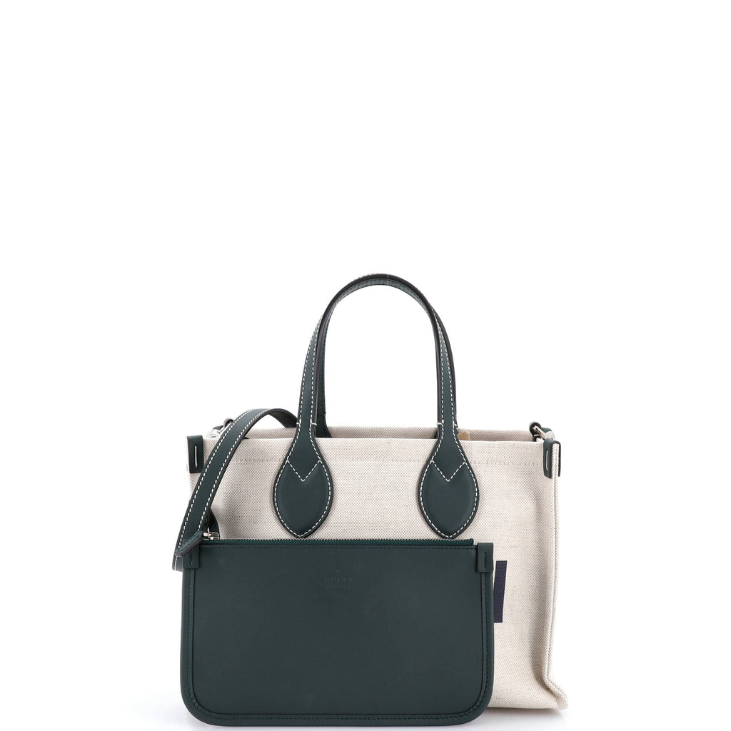 Logo Shopper Tote Printed Canvas Small