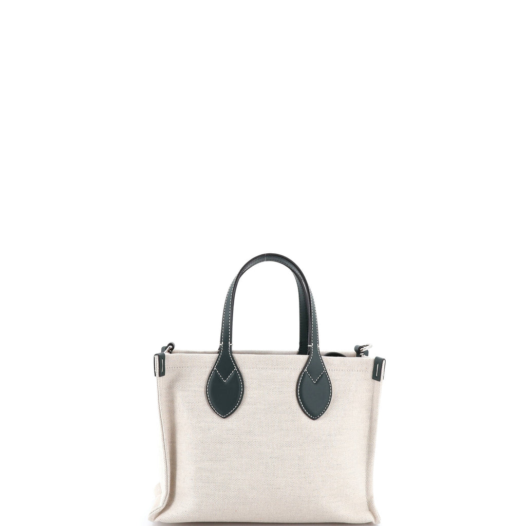 Logo Shopper Tote Printed Canvas Small