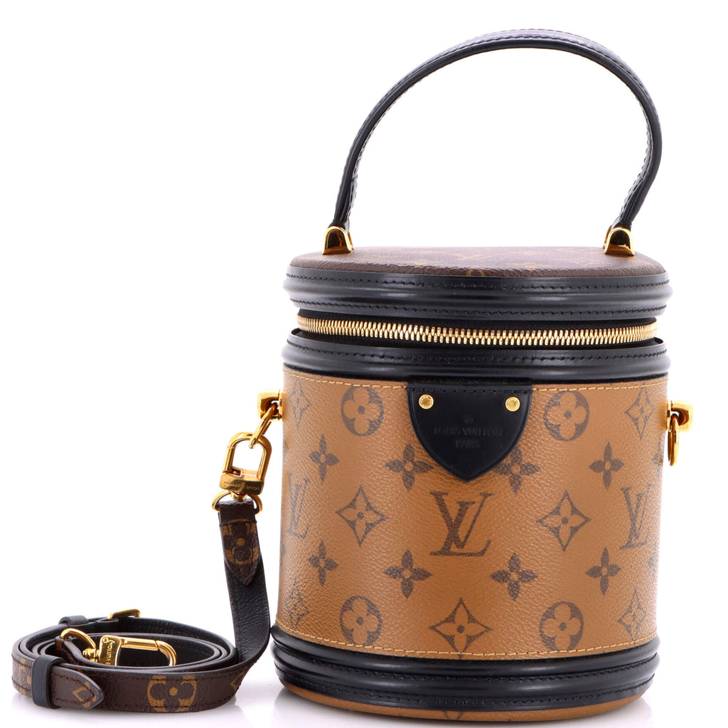 Cannes Handbag Reverse Monogram Canvas