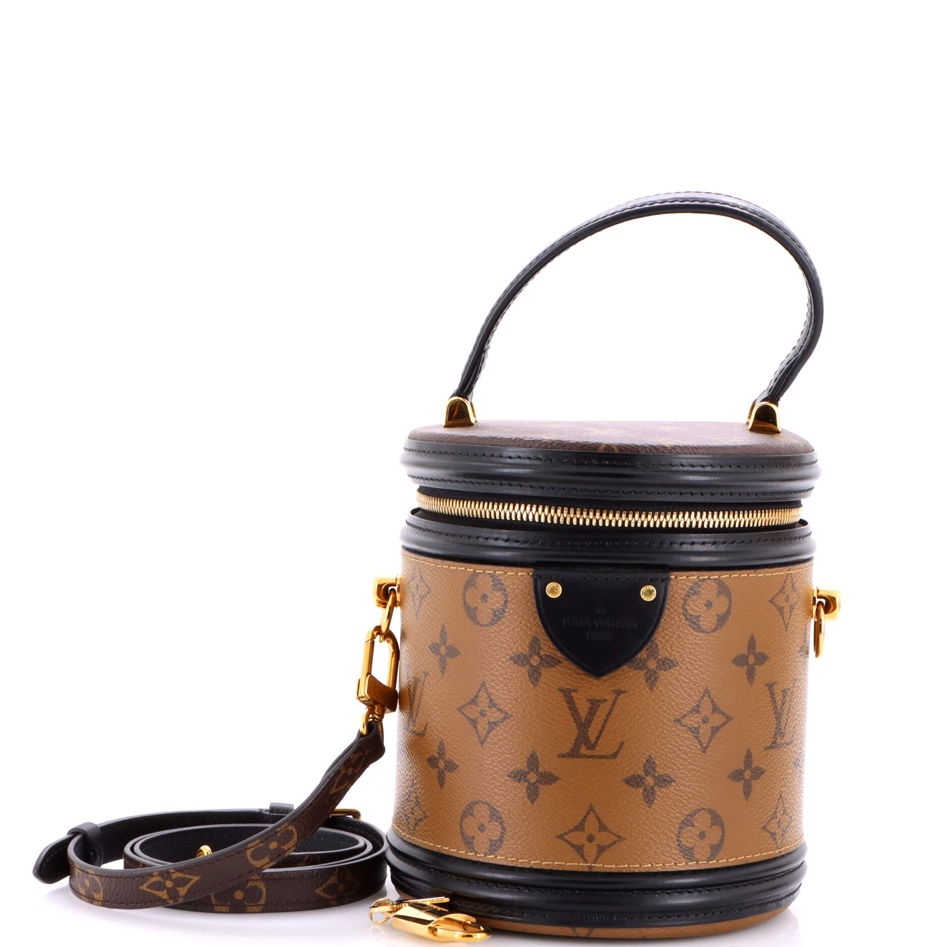 Cannes Handbag Reverse Monogram Canvas