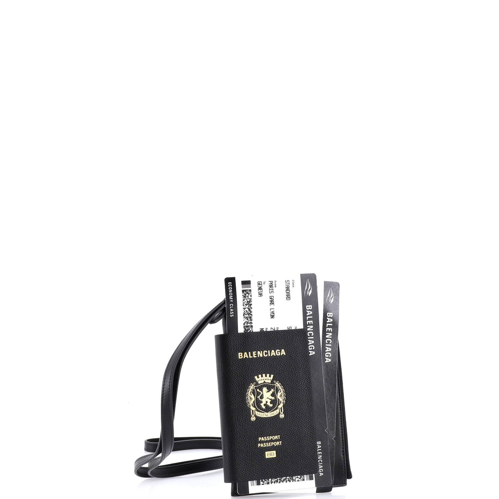 Passport Phone Holder Printed Leather