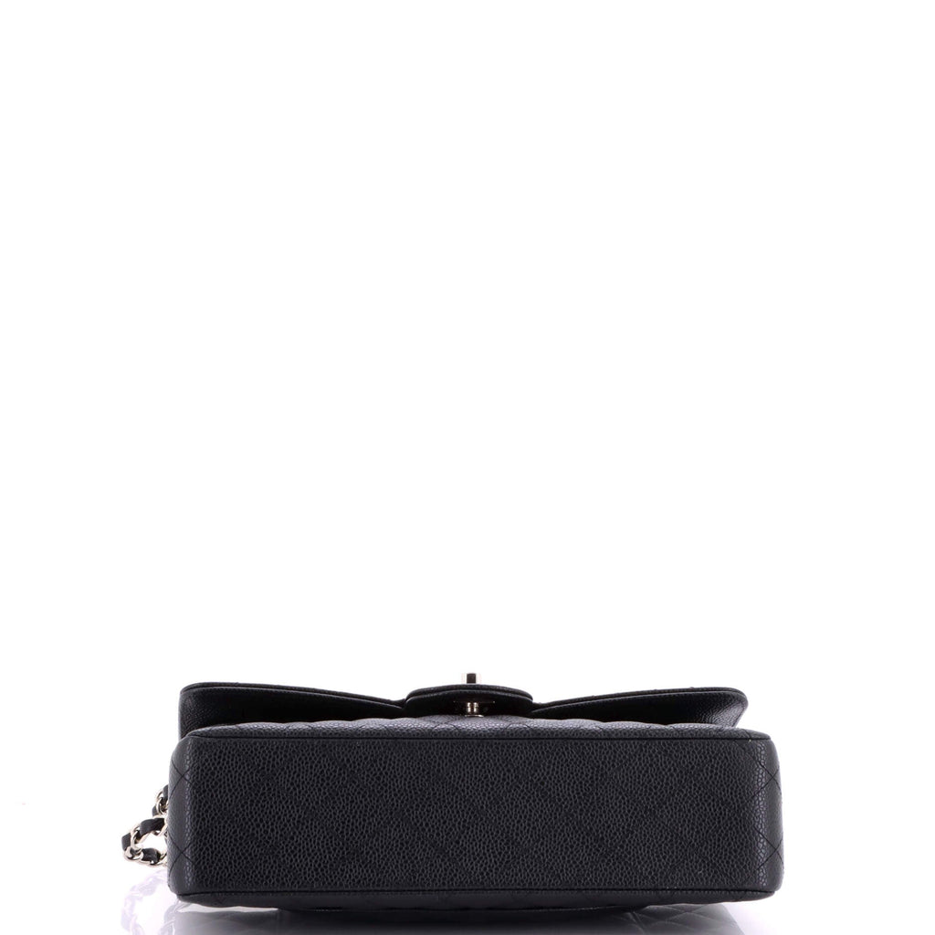 Classic Double Flap Bag Quilted Caviar Medium