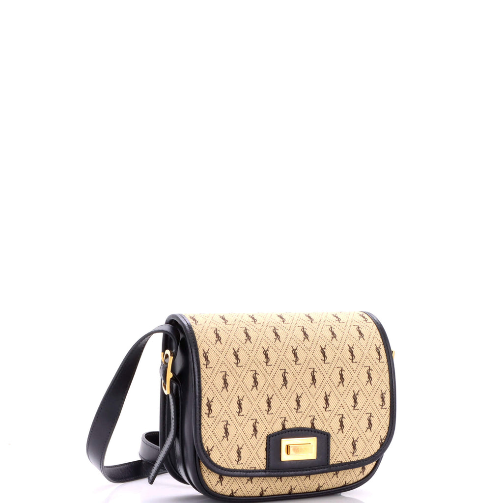 Flap Satchel Monogram All Over Canvas and Leather Small