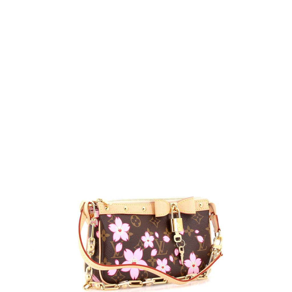 x Takashi Murakami Pochette Accessoires NM Limited Edition Cherry Blossom Monogram