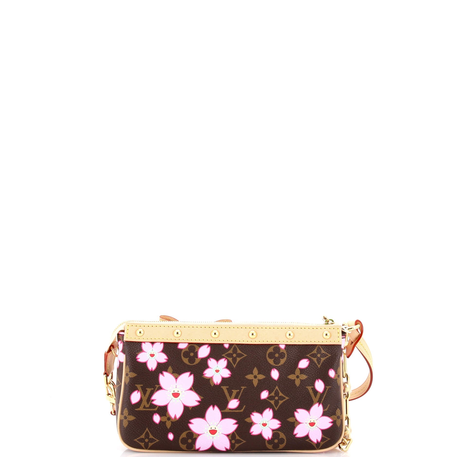 x Takashi Murakami Pochette Accessoires NM Limited Edition Cherry Blossom Monogram