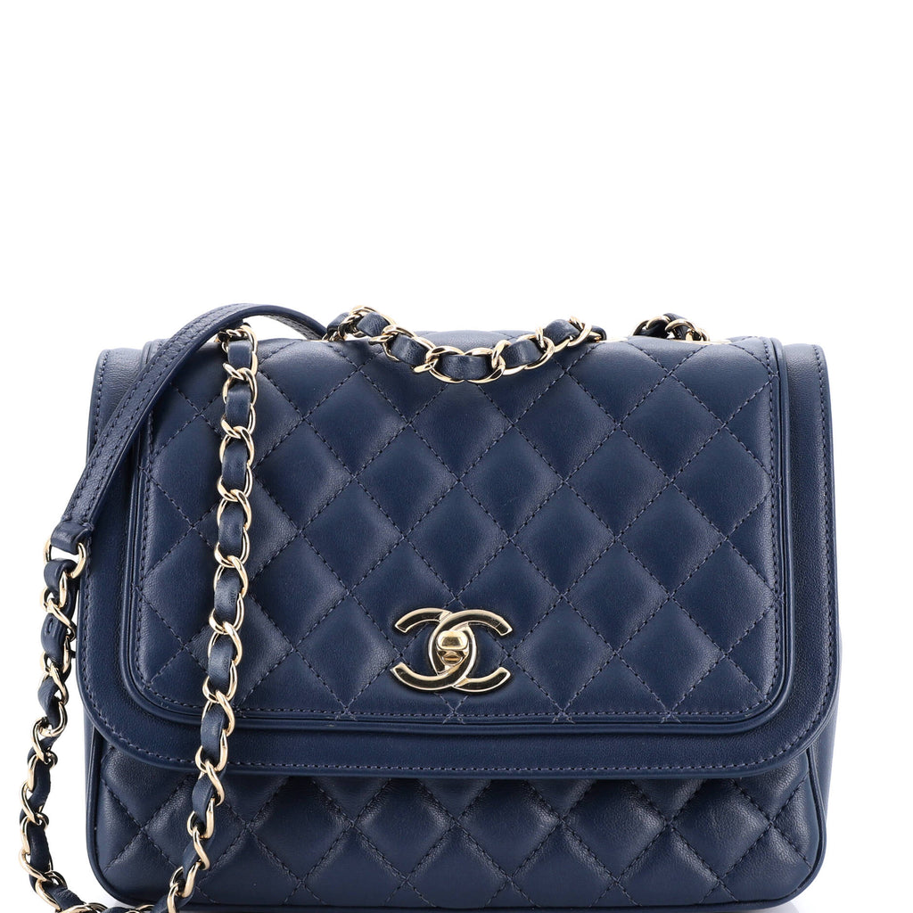 Lovely Day Square Flap Bag Quilted Lambskin Medium