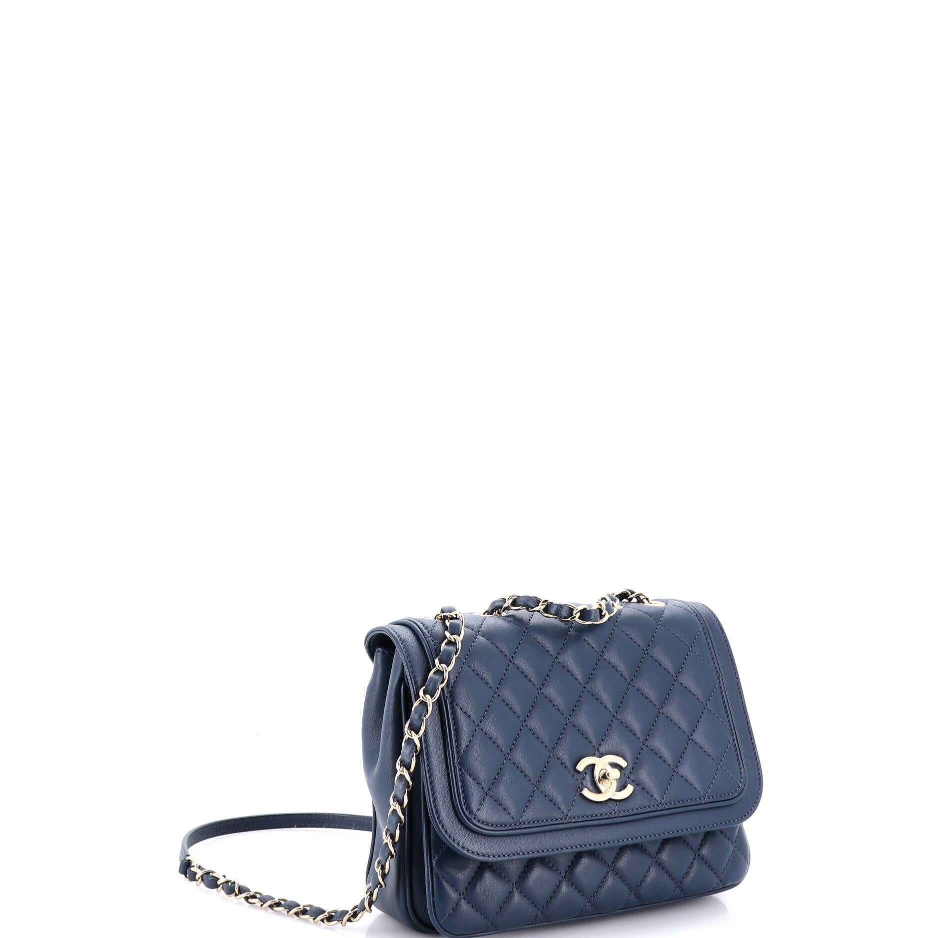 Lovely Day Square Flap Bag Quilted Lambskin Medium