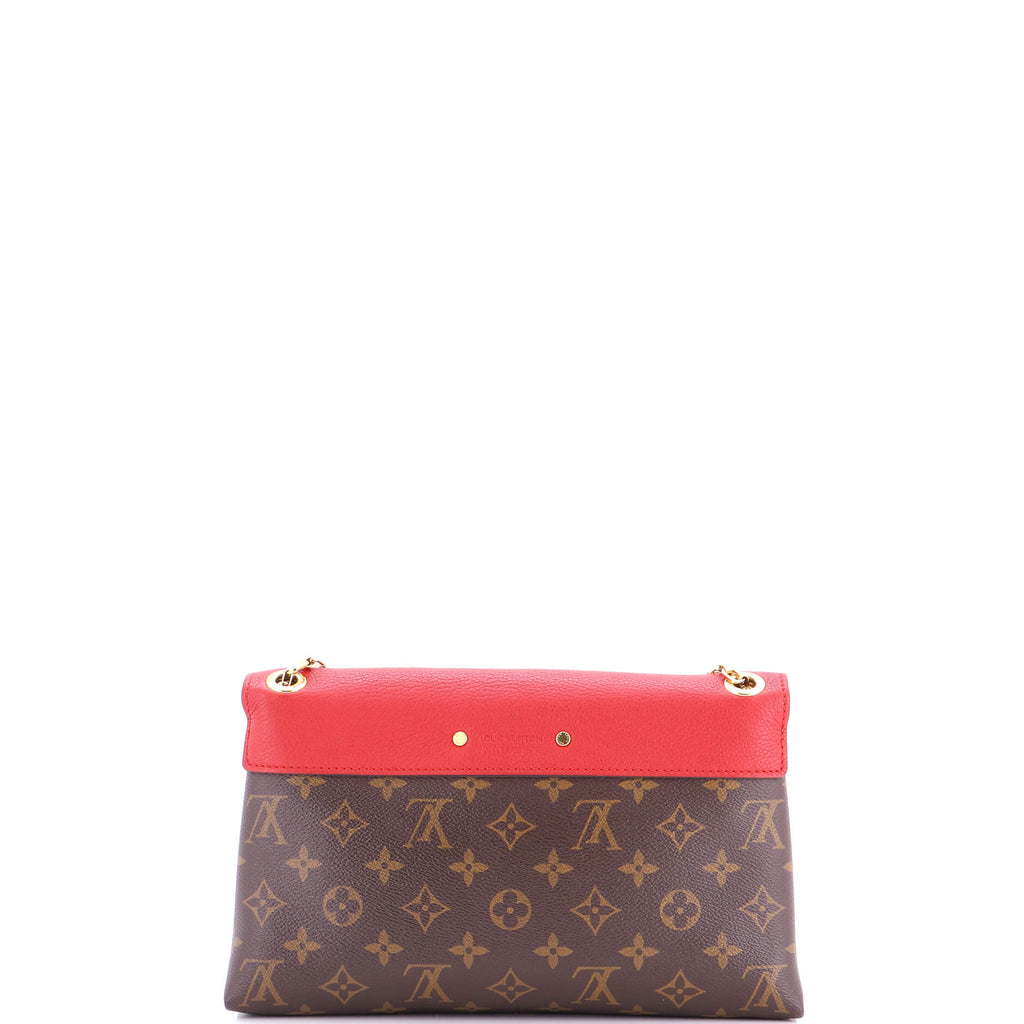Pallas Chain Shoulder Bag Monogram Canvas and Calfskin