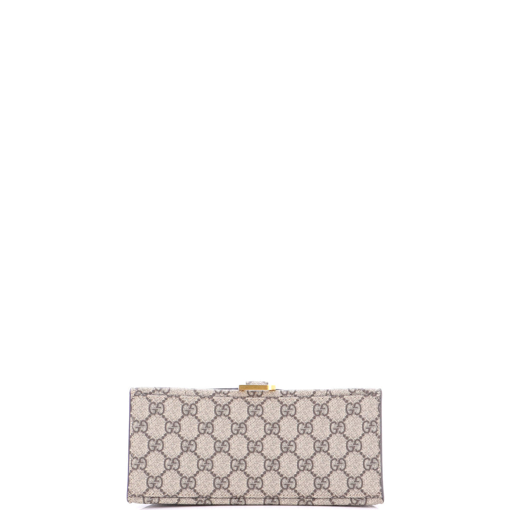 x Balenciaga The Hacker Project Hourglass Top Handle Bag GG Coated Canvas Small