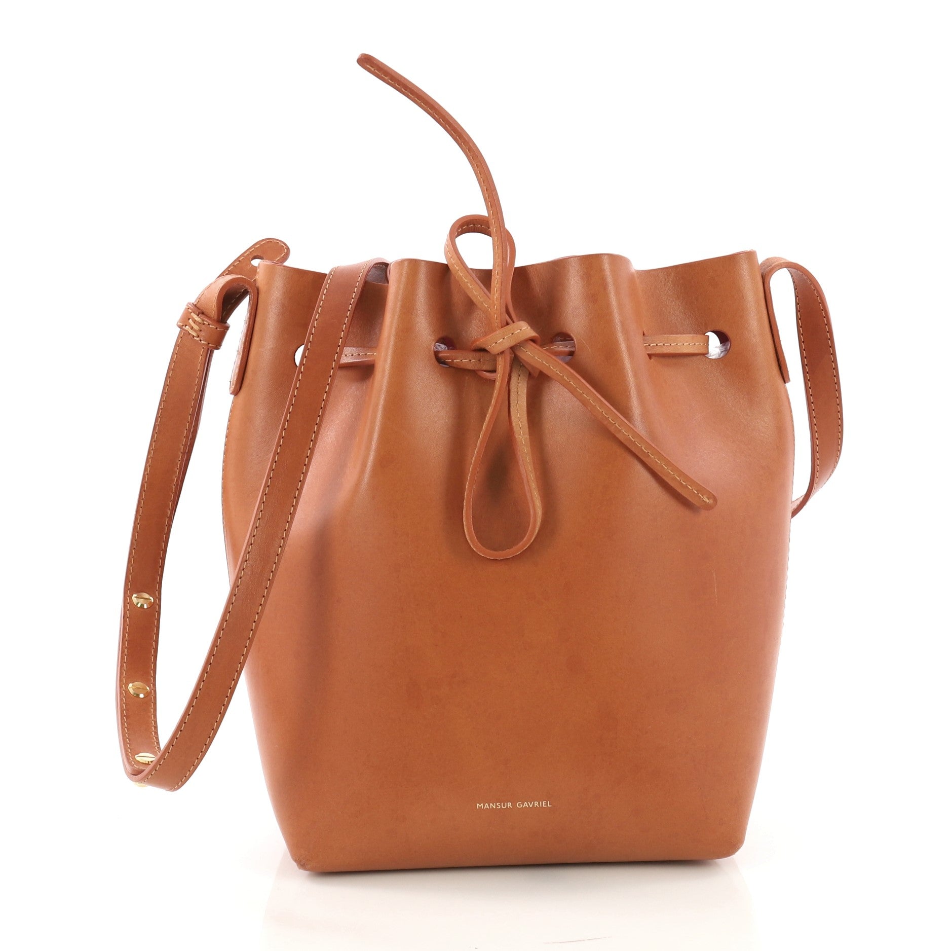 Bucket Bag Leather Mini
