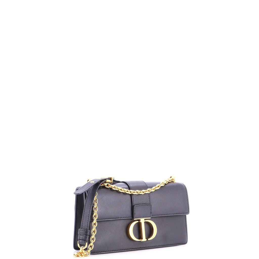 30 Montaigne Chain Flap Bag Leather East West