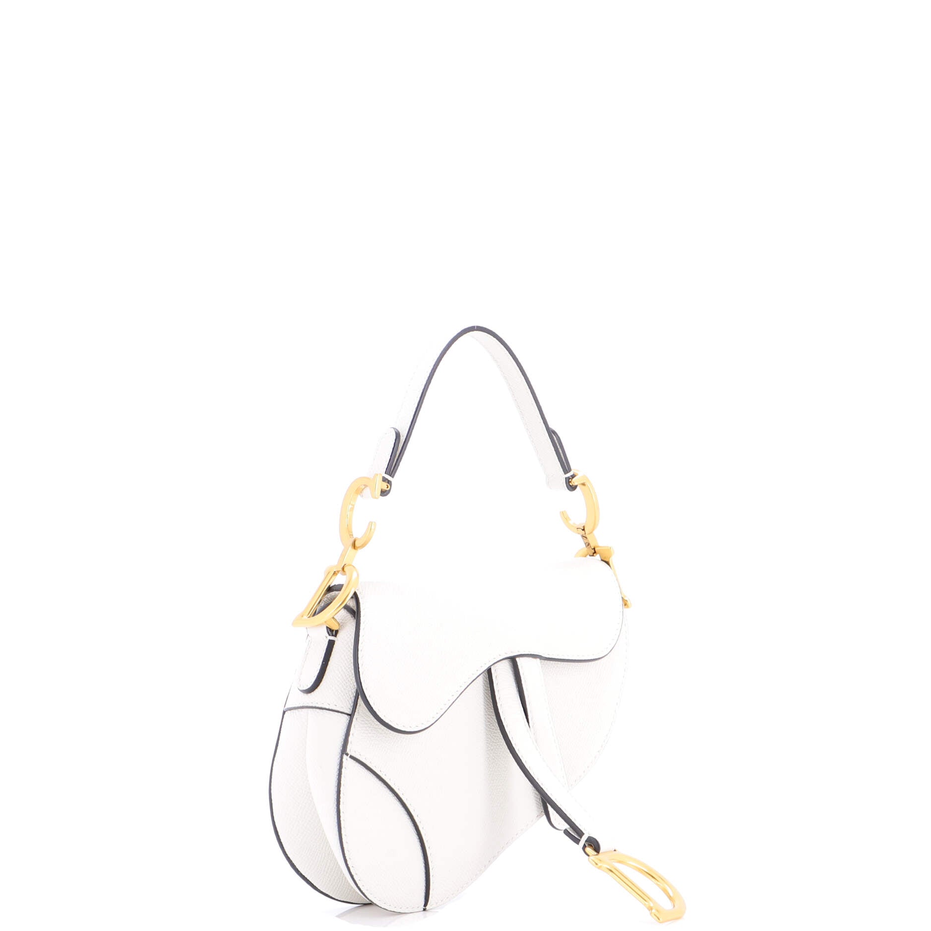 Saddle Handbag Leather Mini