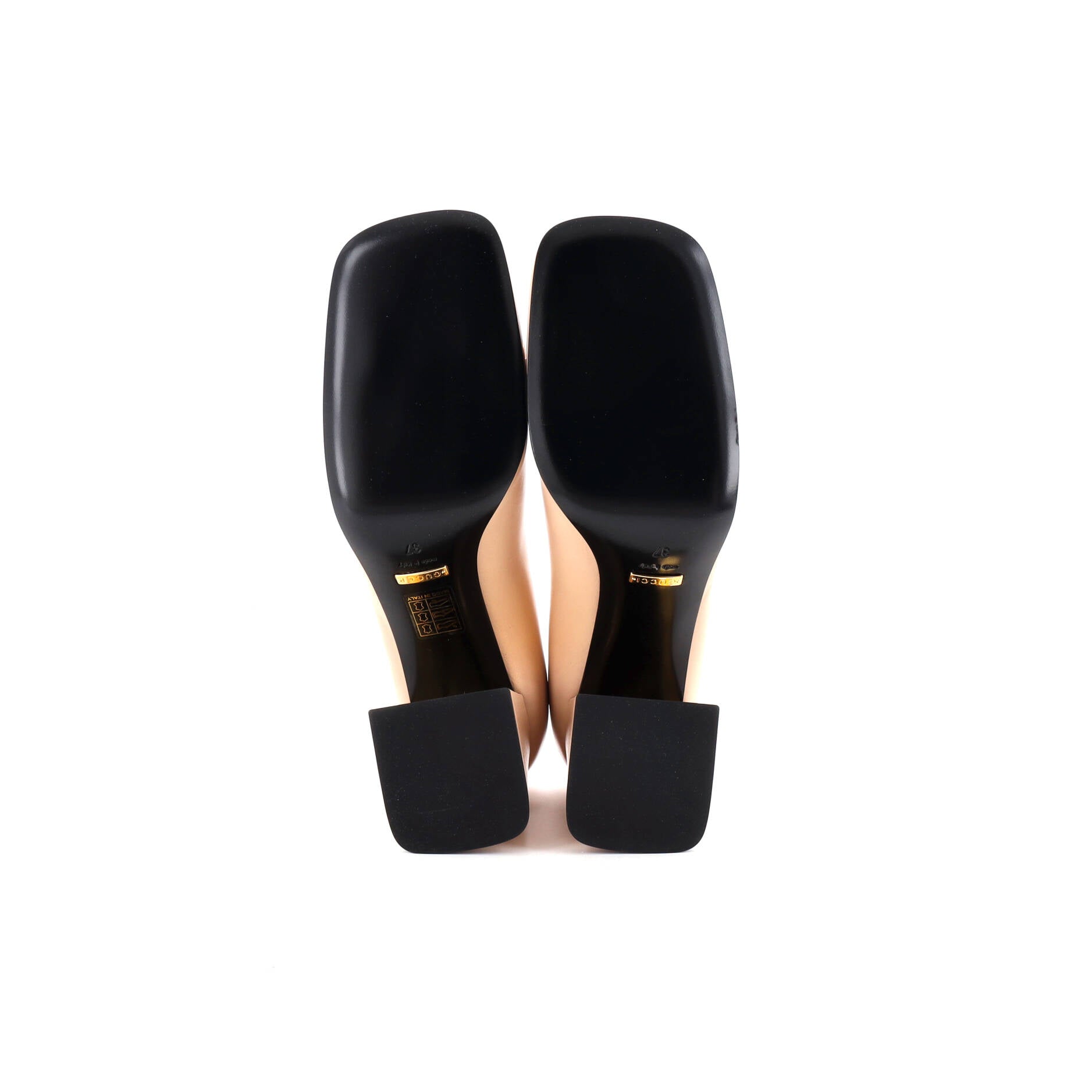Women's Horsebit Mid-Heel Pumps Leather