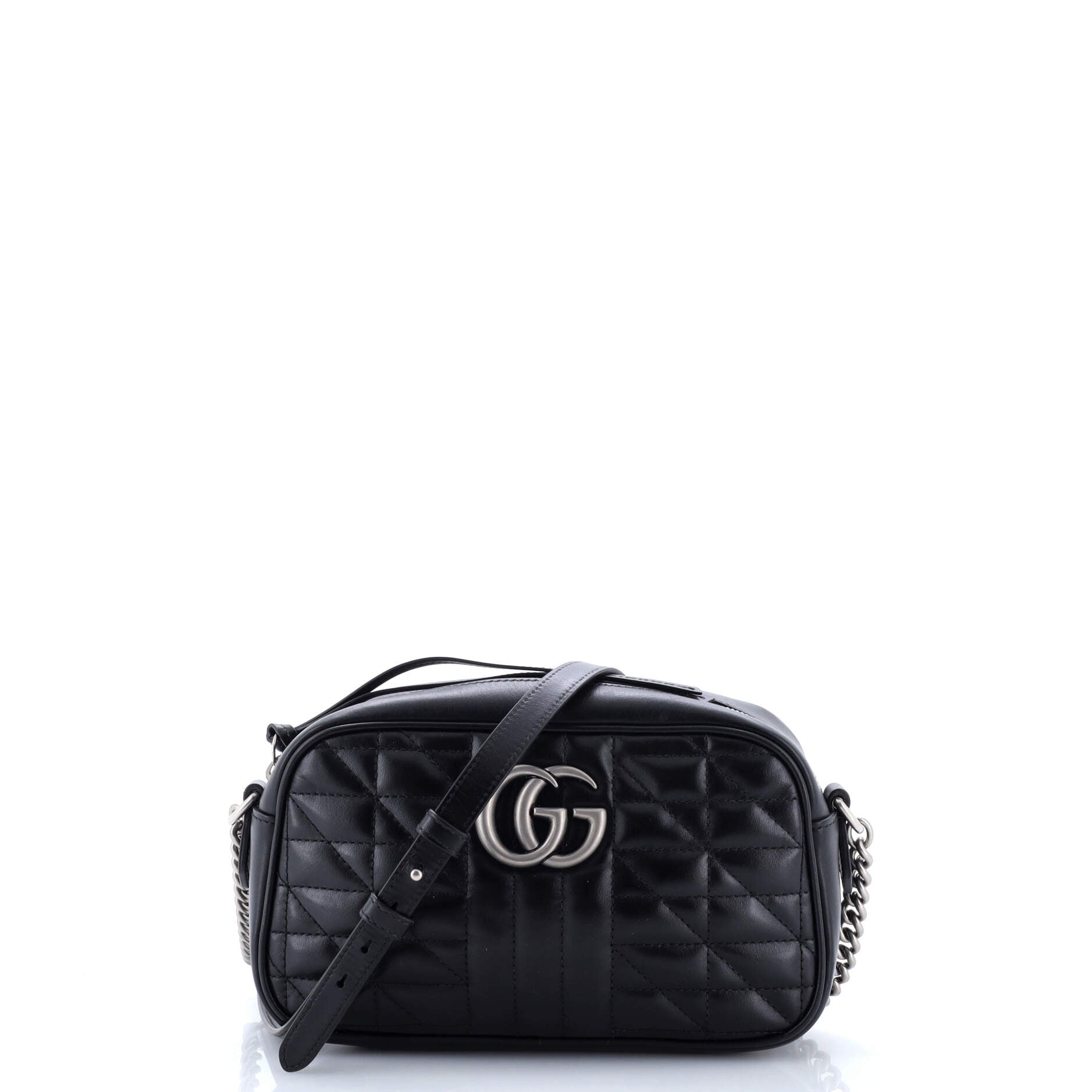 GG Marmont Shoulder Bag Mixed Matelasse Leather Small