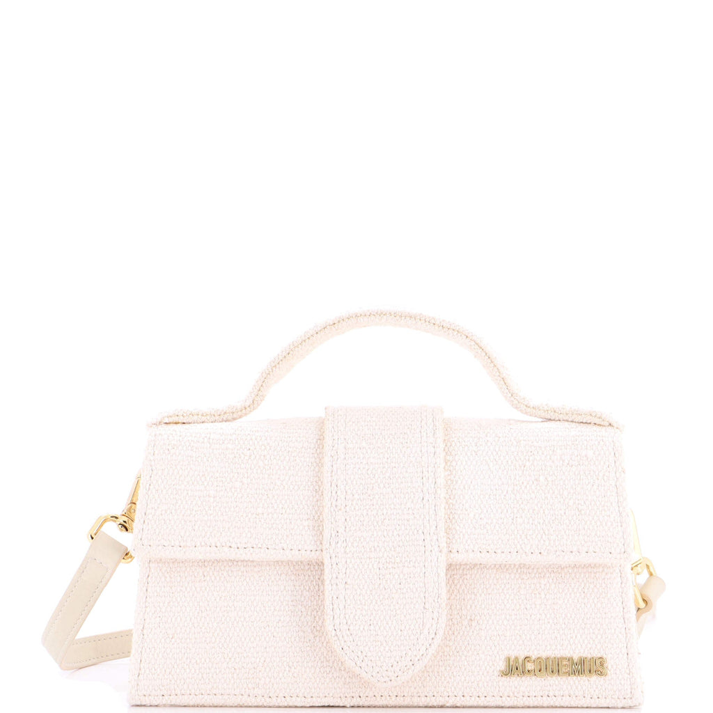 Le Bambino Top Handle Flap Bag Canvas