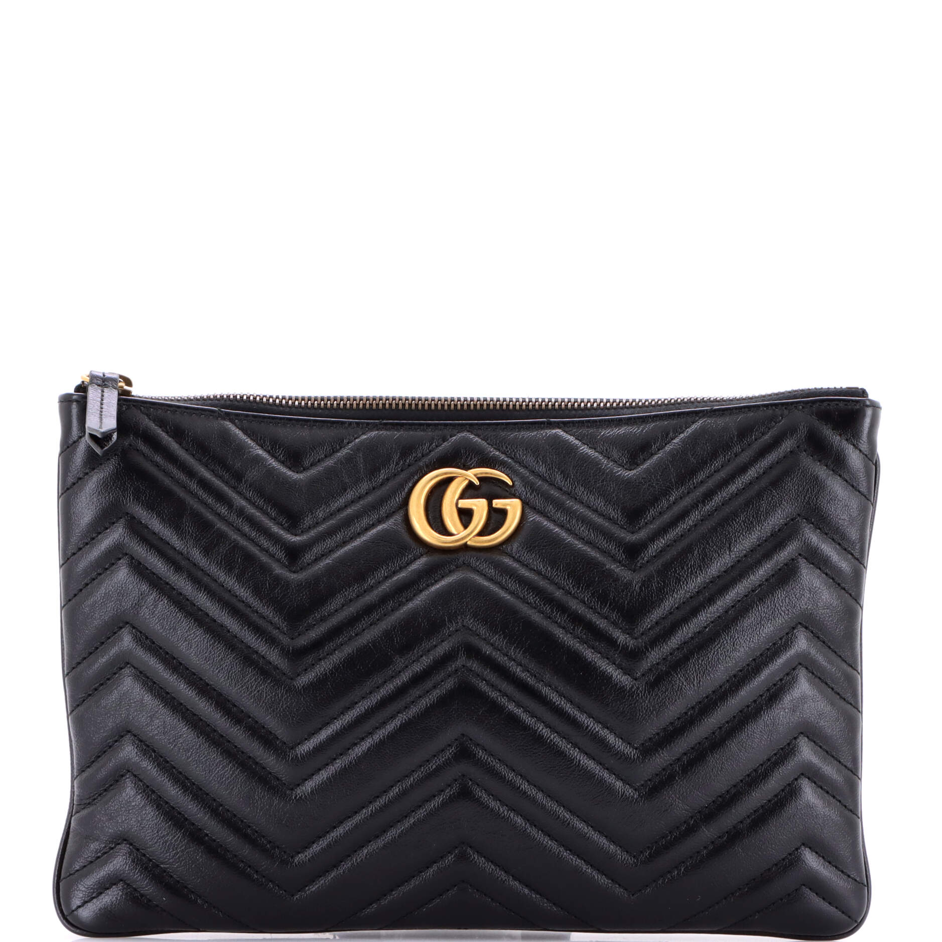 GG Marmont Pouch Matelasse Leather