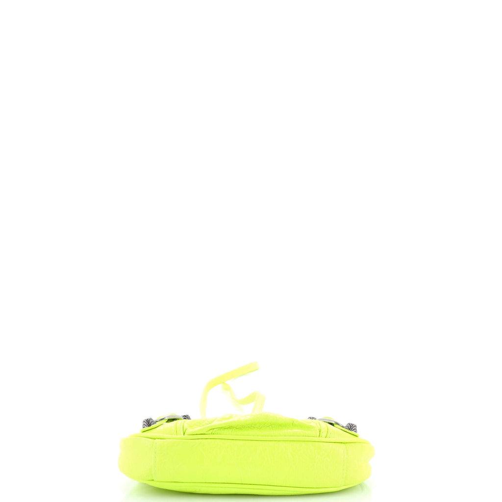 Le Cagole Giant Studs Shoulder Bag Leather Mini