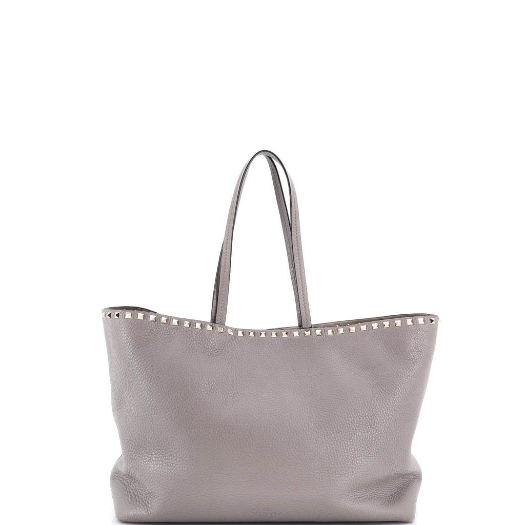 Rockstud Shopper Tote Leather Large