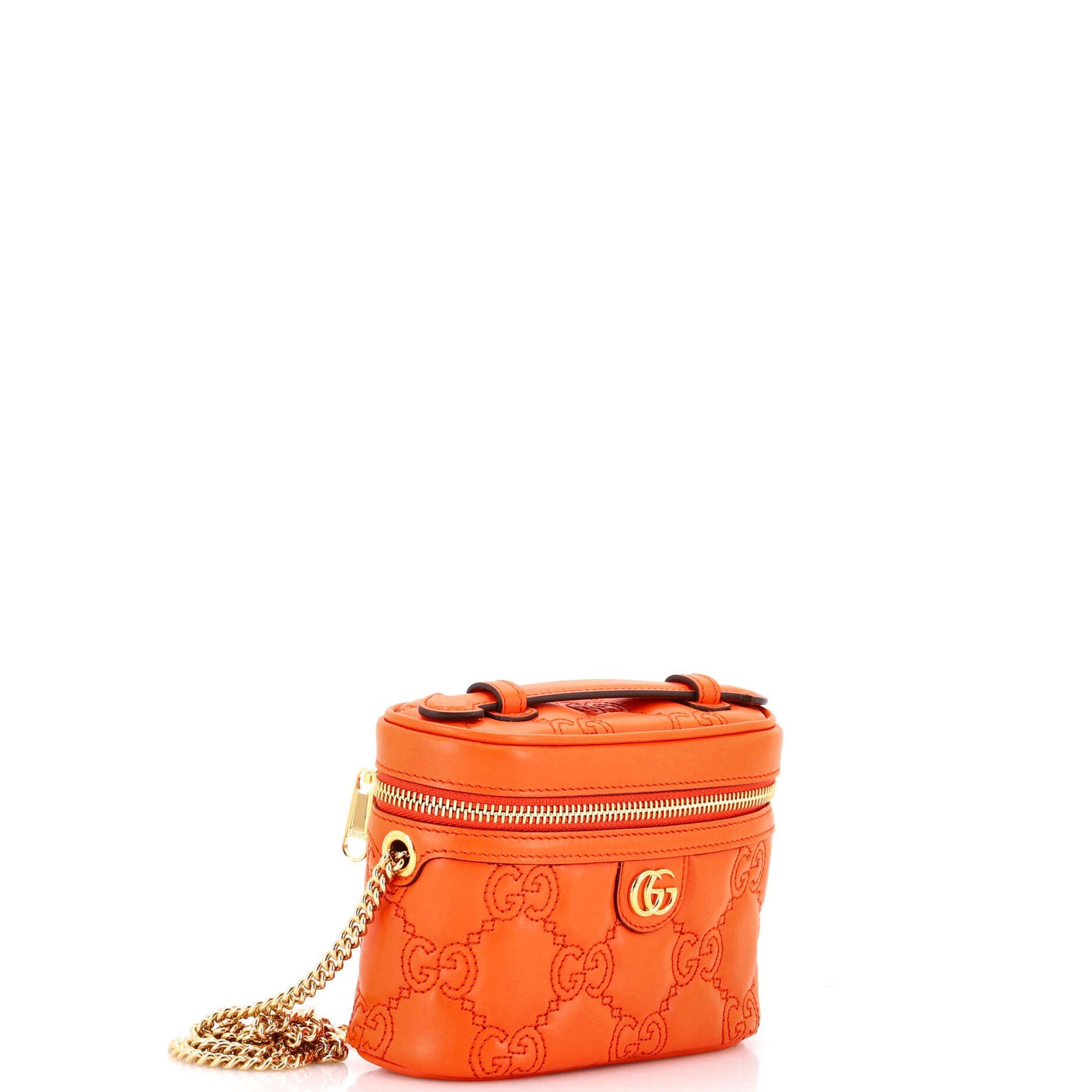 Top Handle Vanity Chain Bag GG Matelasse Leather Mini