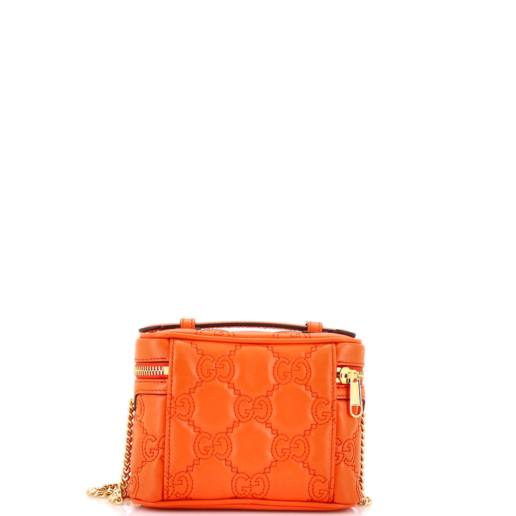 Top Handle Vanity Chain Bag GG Matelasse Leather Mini