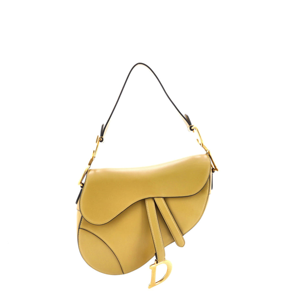 Saddle Handbag Leather Medium