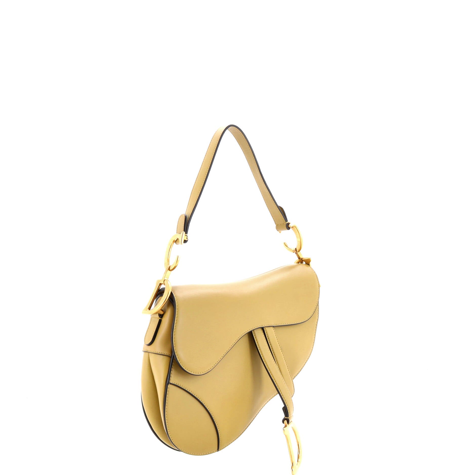 Saddle Handbag Leather Medium