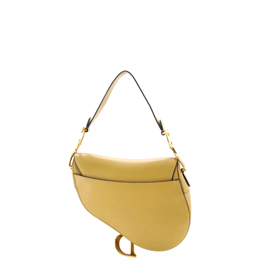 Saddle Handbag Leather Medium