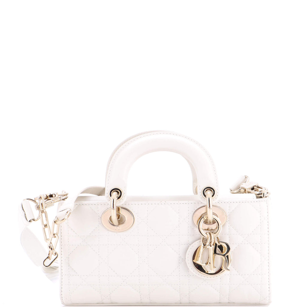 Lady D-Joy Bag Cannage Quilt Lambskin Small