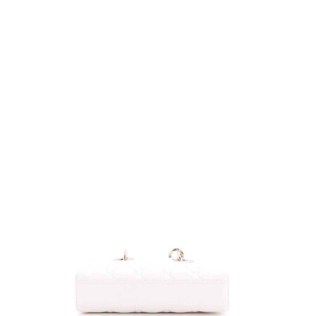 Lady D-Joy Bag Cannage Quilt Lambskin Small