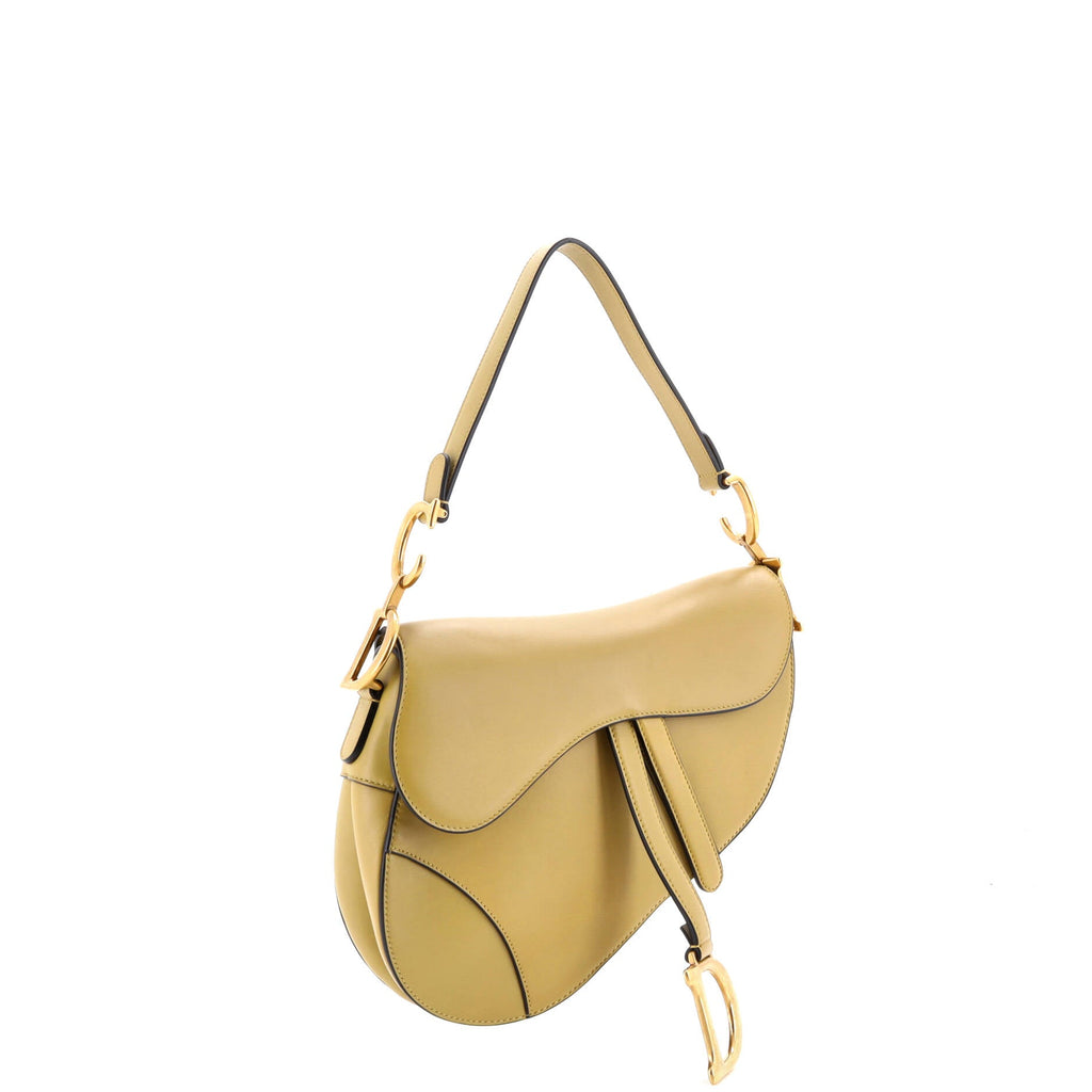 Saddle Handbag Leather Medium