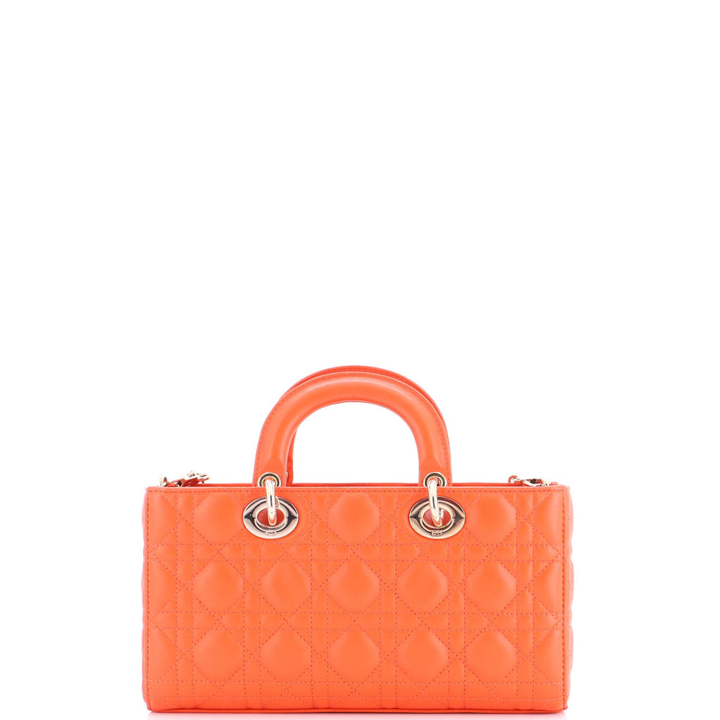Lady D-Joy Bag Cannage Quilt Lambskin Medium