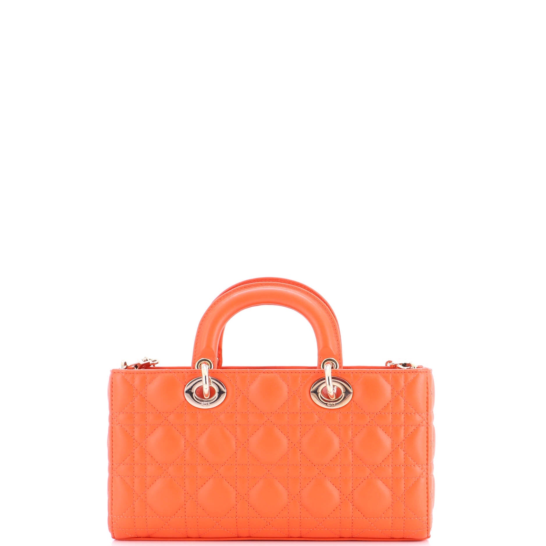 Lady D-Joy Bag Cannage Quilt Lambskin Medium