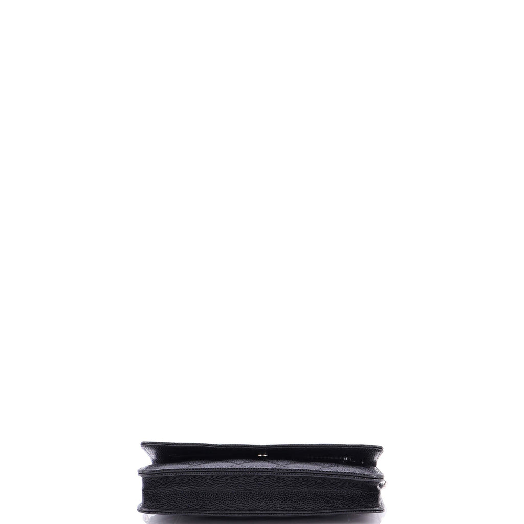 Wallet on Chain Quilted Caviar