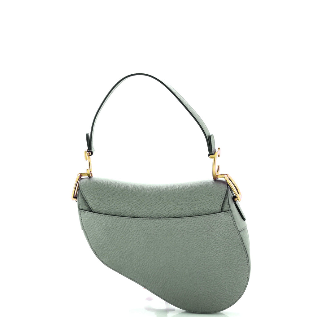 Saddle Handbag Leather Medium