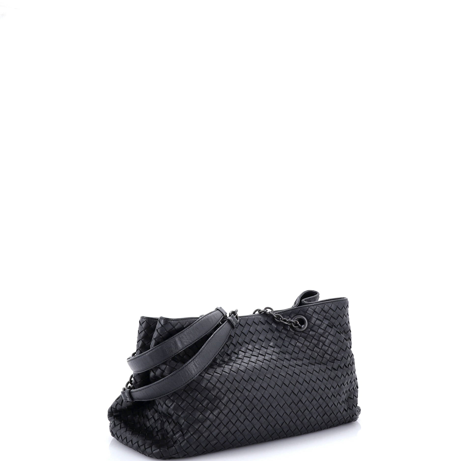 Double Chain Tote Intrecciato Nappa Large