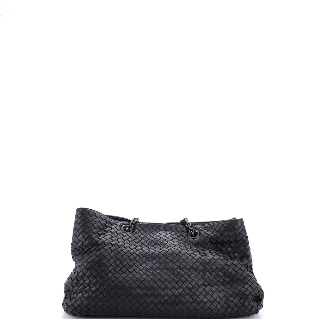 Double Chain Tote Intrecciato Nappa Large