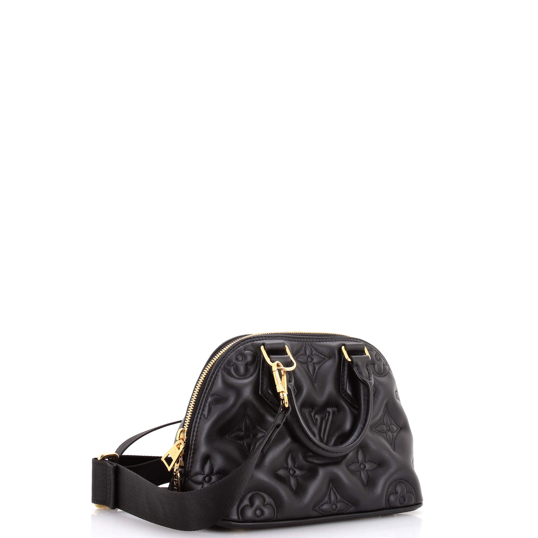 Alma Handbag Bubblegram Leather BB
