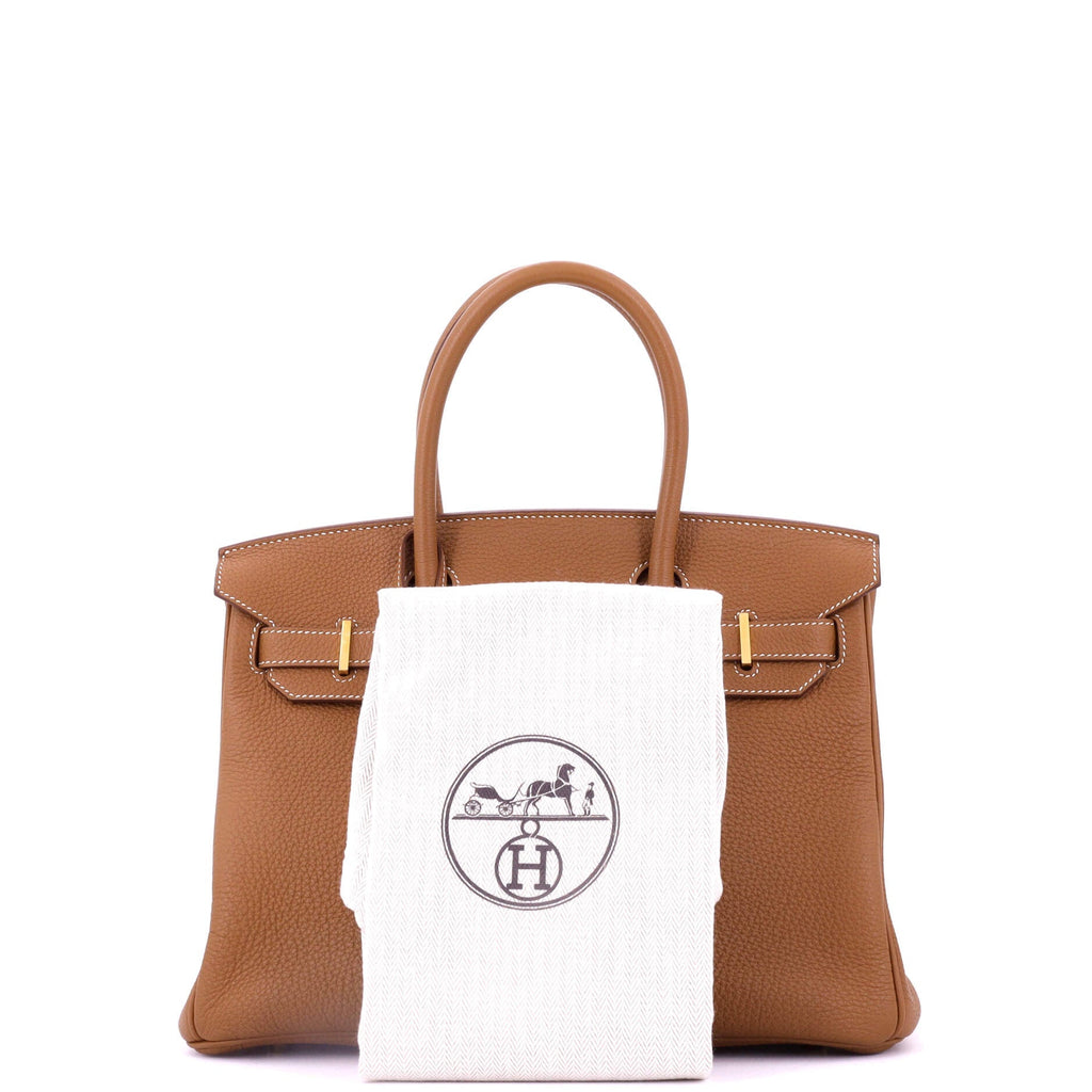 Birkin Handbag Gold Togo with Gold Hardware 30