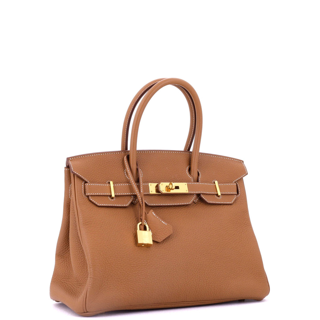 Birkin Handbag Gold Togo with Gold Hardware 30
