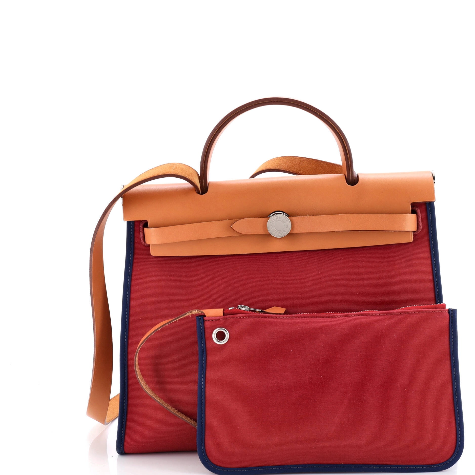 Herbag Zip Leather and Toile 31