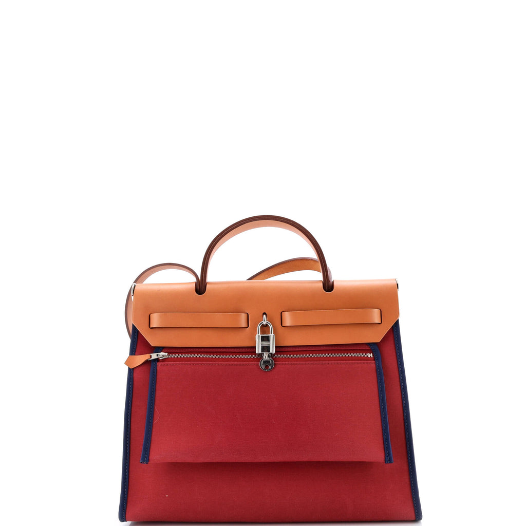 Herbag Zip Leather and Toile 31