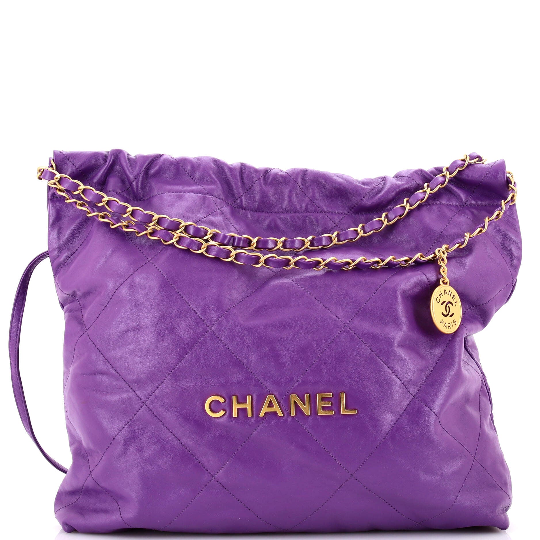 22 Chain Hobo Quilted Calfskin Medium