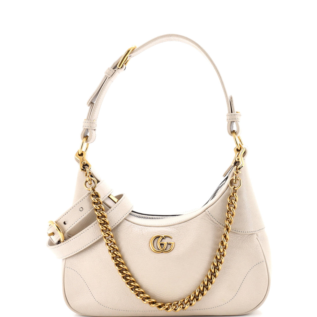 Aphrodite Zip Shoulder Bag Leather Small