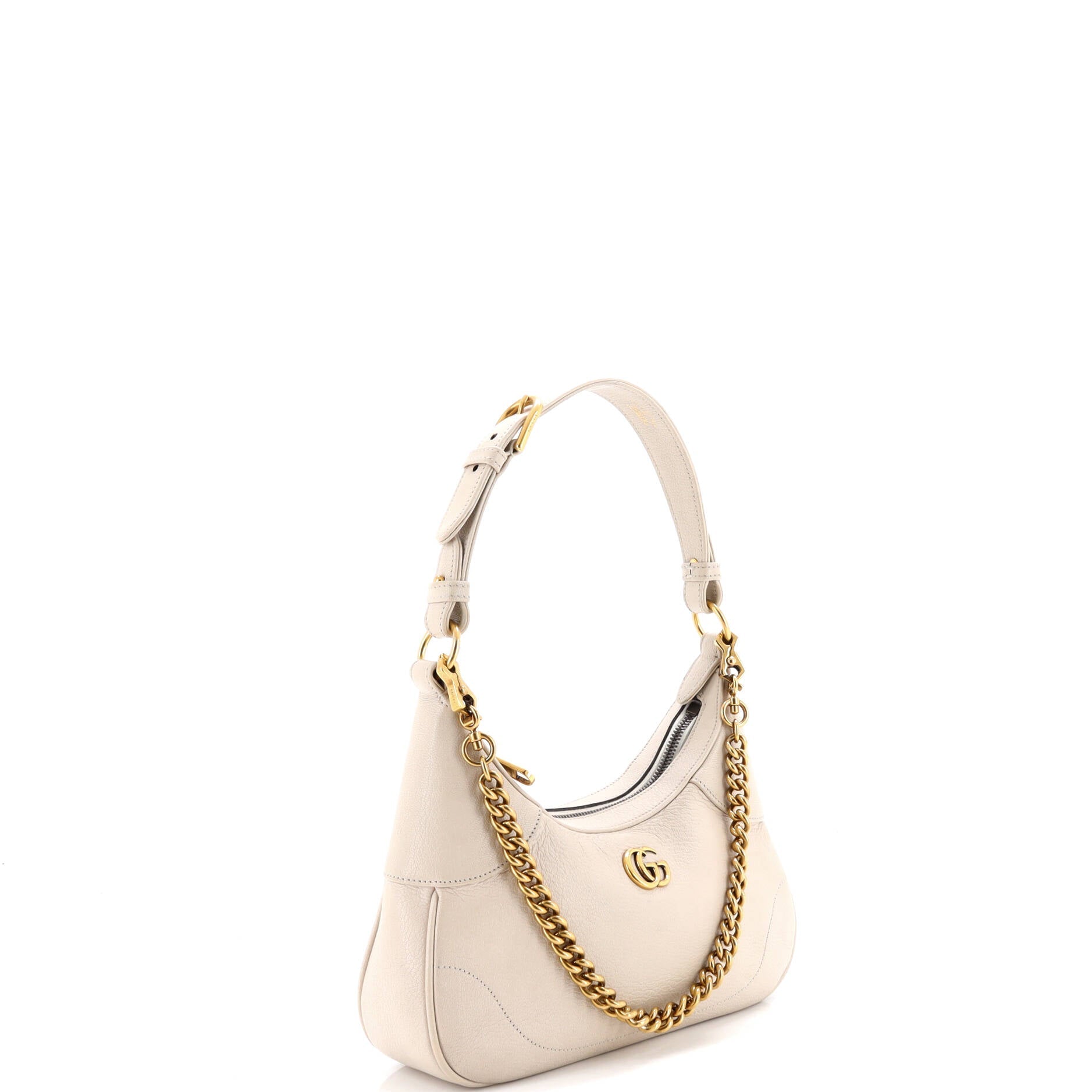 Aphrodite Zip Shoulder Bag Leather Small