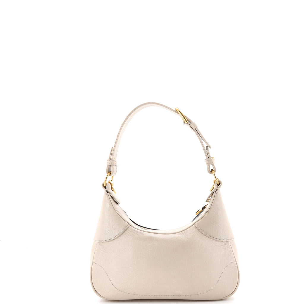 Aphrodite Zip Shoulder Bag Leather Small